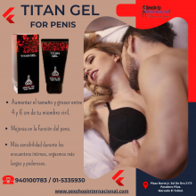 TITAN GEL retarda la eyaculación. crece y engorda el pene